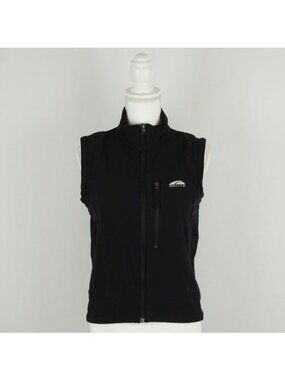 GoLite Women's Small Black Fleece Lined Collared Full Zip Performance Vest